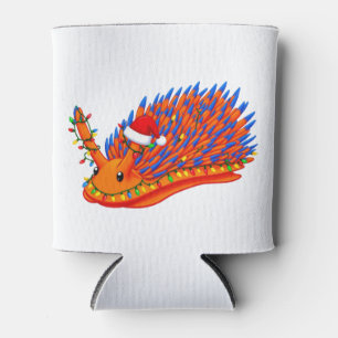  Weihnachten Nudibranch Meeresschnecke Santa Hut U Dosenkühler