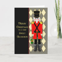 Weihnachten, Nutcracker Soldier, Grandson