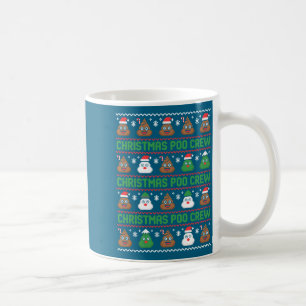 Weihnachten O Crew Xelated Hässliche Weihnachts-Py Kaffeetasse