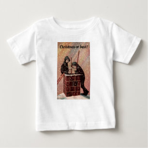 Weihnachten oder Bust, Boy Chimney Sweep Antique F Baby T-shirt