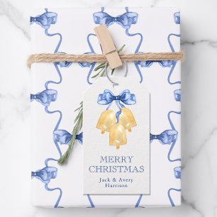 Weihnachten oder Hochzeitsglocken Geschenkanhänger