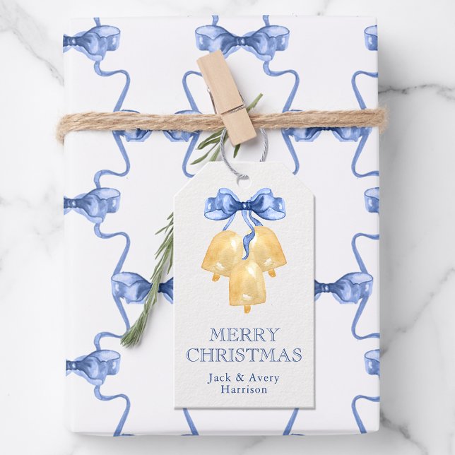 Weihnachten oder Hochzeitsglocken Geschenkanhänger (Von Creator hochgeladen)