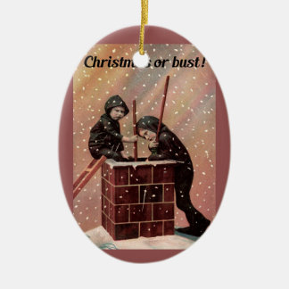 Weihnachten oder nichts, Junge Schornsteinfeger An Keramikornament