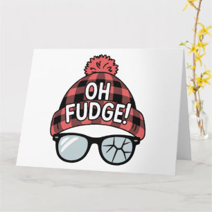 Weihnachten Oh Fudge Xmas Urlaub Lustiger Urlaub Karte