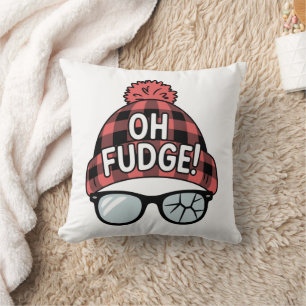Weihnachten Oh Fudge Xmas Urlaub Lustiger Urlaub  Kissen