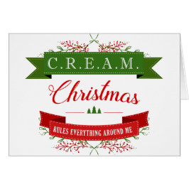 Weihnachten ordnet alles um mich an! Karte