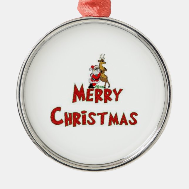 Weihnachten Ornament Aus Metall (Vorne)