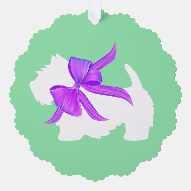 Weihnachten Ornament Karte (Vorderseite)