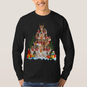 Weihnachten Pajama Rough Collie Xmas Tree Gaben Hu T-Shirt