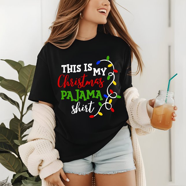 Weihnachten Pajama Shirt Festliche Lichter Feierta (Von Creator hochgeladen)