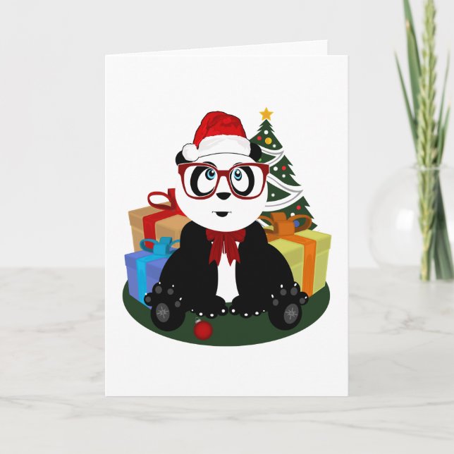 Weihnachten - Panda Nerd (Vorderseite)