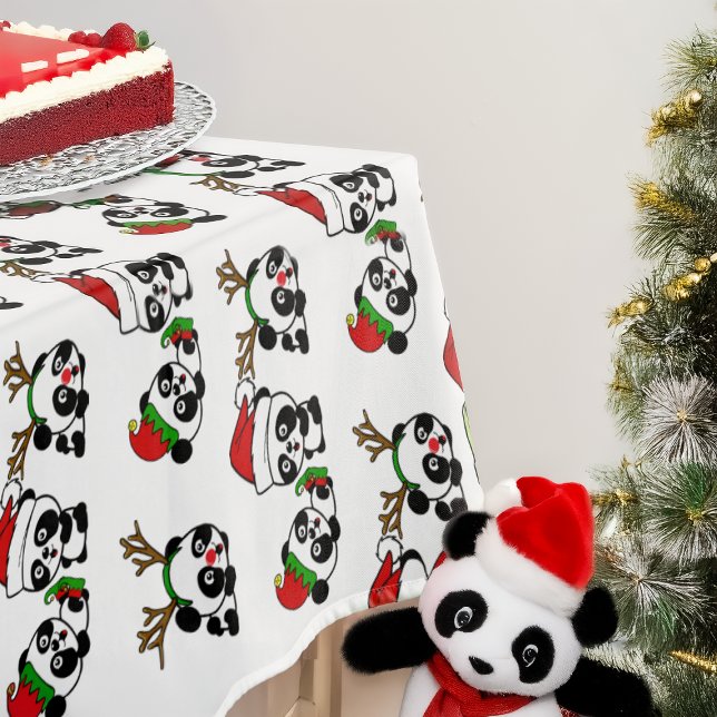 Weihnachten Pandas Tischdecke (Von Creator hochgeladen)