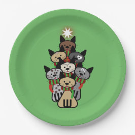 Weihnachten Pappteller