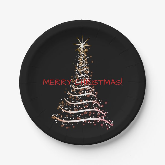 Weihnachten Pappteller (Vorderseite)