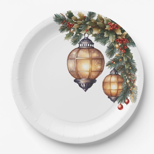 Weihnachten Pappteller (Vorderseite)
