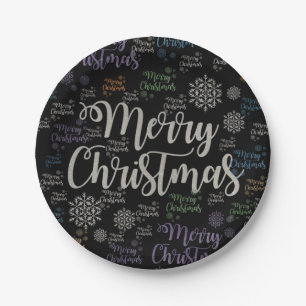 Weihnachten Pappteller