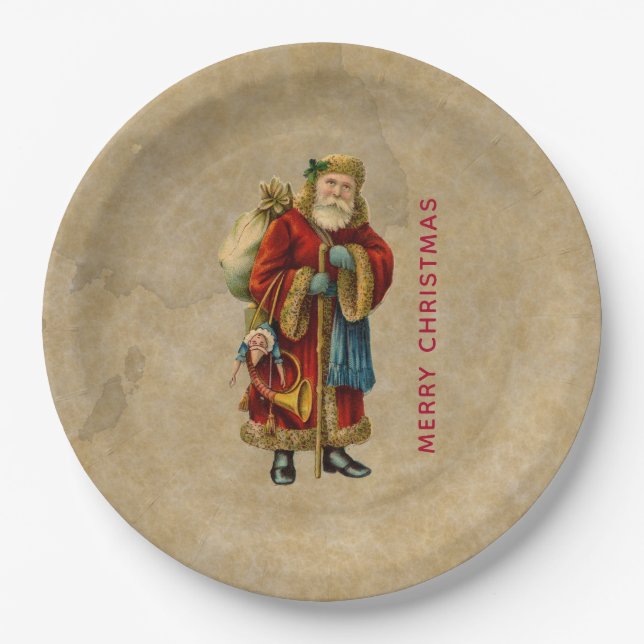 Weihnachten Pappteller (Vorderseite)