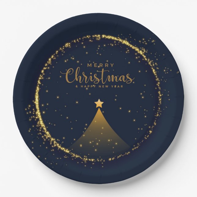 Weihnachten Pappteller (Vorderseite)