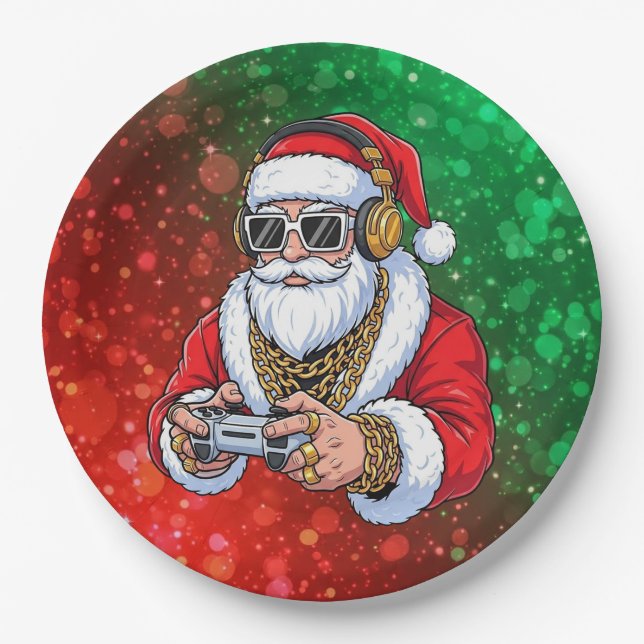 Weihnachten Pappteller (Vorderseite)