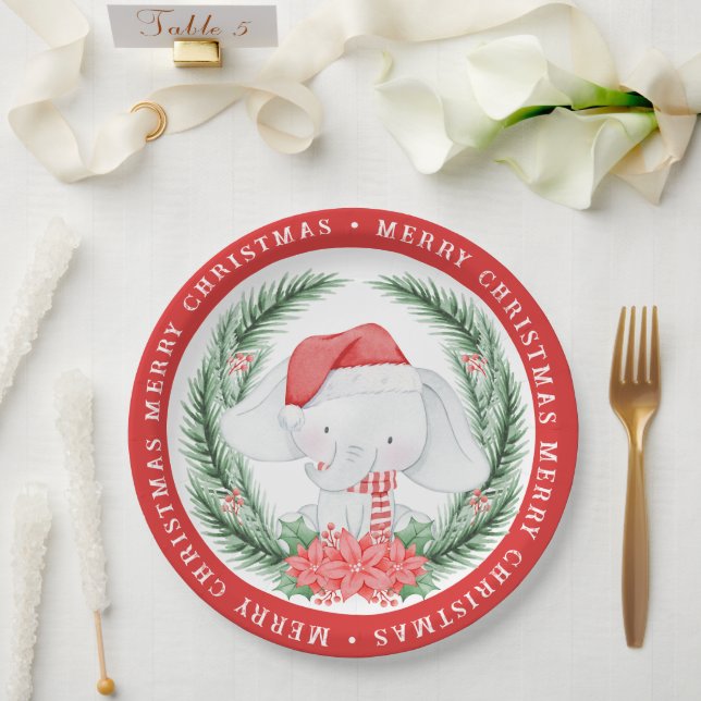 Weihnachten Pappteller (Hochzeit)