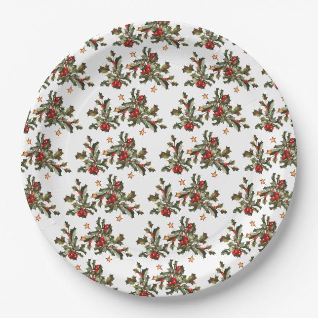 Weihnachten Pappteller (Vorderseite)