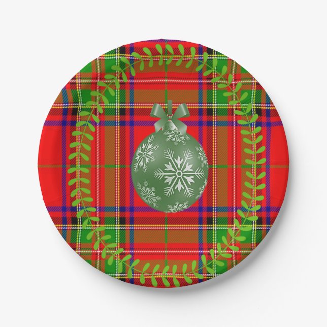Weihnachten Pappteller (Vorderseite)