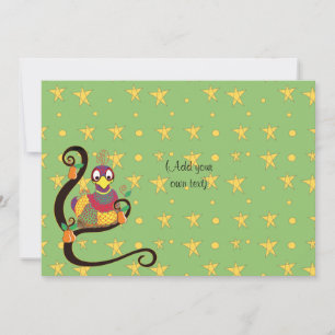 Weihnachten/Partridge 2-seitig/flach/card/& env 7" Feiertagskarte