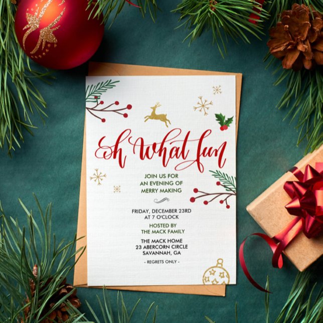 Weihnachten - Party Einladung (Von Creator hochgeladen)