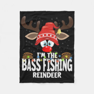 Weihnachten passend Ich bin das B Angel-Rentier Fleecedecke