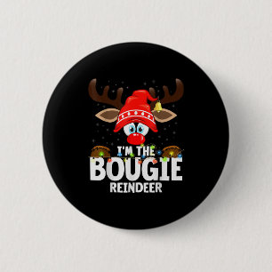 Weihnachten passend Ich bin das Bougie-Rentier Button