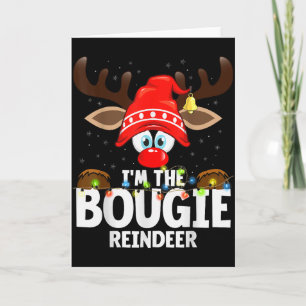 Weihnachten passend Ich bin das Bougie-Rentier  Karte