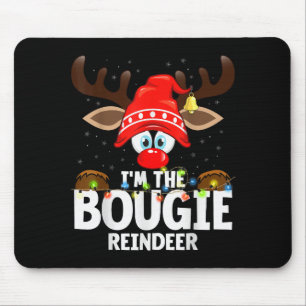 Weihnachten passend ich bin das Bougie-Rentier Mousepad