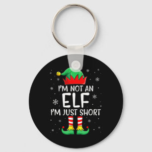 Weihnachten passt Familie bin ich kein Elf Ich bin Schlüsselanhänger