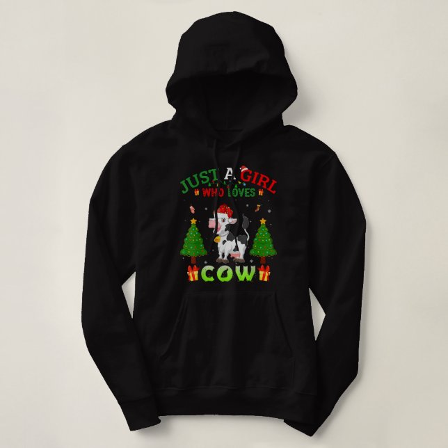 Weihnachten passt in Weihnachten - ein Mädchen, da Hoodie (Design vorne)