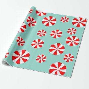 Weihnachten Pepperminze Candy Holiday Geschenkpapier