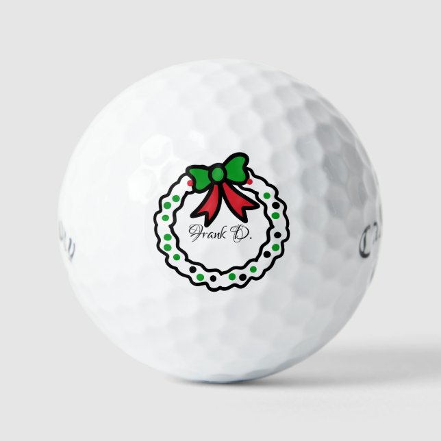 Weihnachten Personalisiert Callaway Golf Supersoft Golfball (Vorderseite)