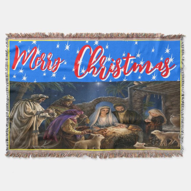 Weihnachten, personalisiert, Wirbel, Fleece & Sher Decke (Vorderseite)