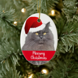 Weihnachten Personalisierte Hauskatze Keramik Ornament