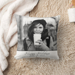 Weihnachten Personalisierter Urlaub Fotokarte Kissen