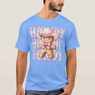 Weihnachten Pink Lebkuchen Cowboy Cowgirl Howdy Wi T-Shirt