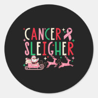 Weihnachten Pink Ribbon Santa Sleigh Rentier