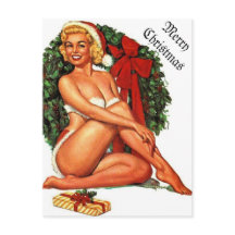 Weihnachten Pinup Girl
