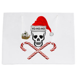 Weihnachten, Piratenschädel Große Geschenktüte