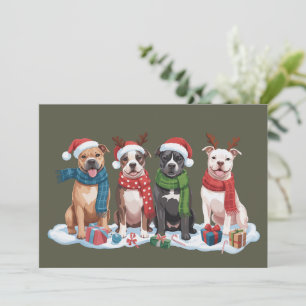 Weihnachten Pitbull Dog Eigentümer Geschenk Weihna