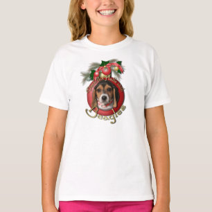 Weihnachten - Plattform die Hallen - Beagles T-Shirt