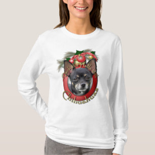 Weihnachten - Plattform die Hallen - Chihuahua - T-Shirt