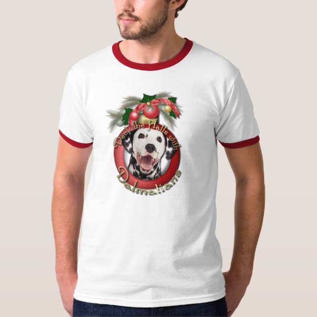 Weihnachten - Plattform die Hallen - Dalmatiner T-Shirt (Vorderseite)
