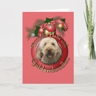 Weihnachten - Plattform die Hallen - Goldendoodles