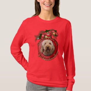 Weihnachten - Plattform die Hallen - Goldendoodles T-Shirt