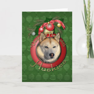 Weihnachten - Plattform die Hallen - Huskies -
